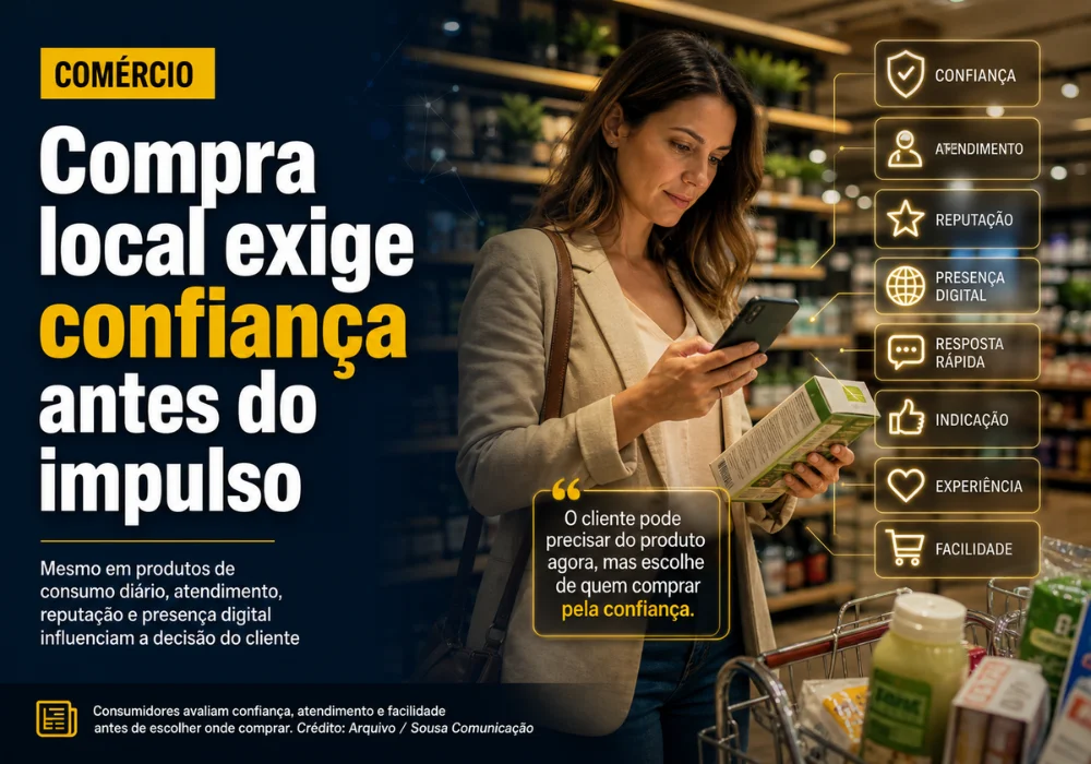Compra local exige confiança antes do impulso