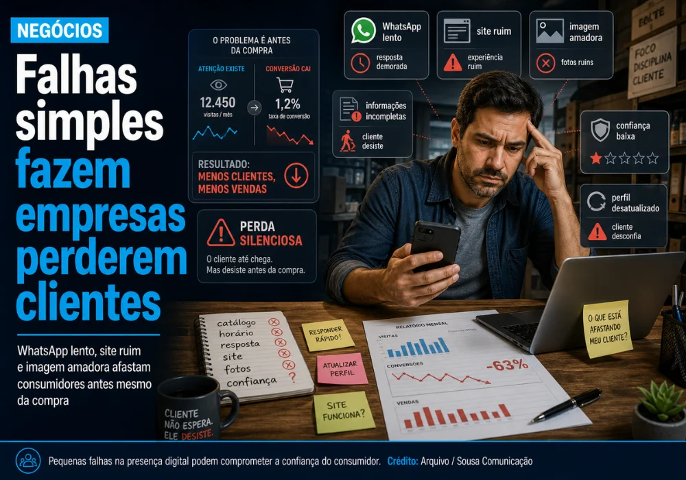 Falhas simples fazem empresas perderem clientes