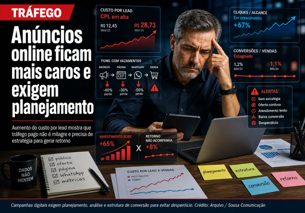 Anúncios online ficam mais caros e exigem planejamento